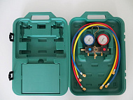 Двухвентильный манометрический коллектор Refco M2-3-DELUXE-DS-R32