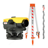 Комплект оптический нивелир Leica NA 320 штатив рейка - 3 в 1 с поверкой