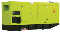 Дизельный генератор Pramac GSW 590 V в кожухе с АВР