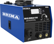 Сварочный ПОЛУАВТОМАТ MIG/MMA-195 DIGITAL "BRIMA"