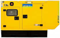 Дизельный генератор Aksa APD33A в кожухе