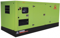 Дизельный генератор Pramac GSW 310 DO в кожухе с АВР