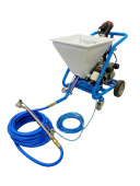 Установка AktiSpray AvS-10-20RA -DUO (2 компрессора) для нанесения гидроизоляционных материалов и шпатлевки (с автоматикой, к-т с рукавами и распылитем)