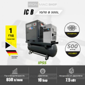 Винтовой компрессор IRONMAC IC 10/10 B DF 500L IP55