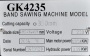 Станок ленточнопильный Metal Master PT-K 350 (TGK-4240)