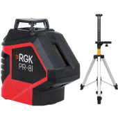 Лазерный уровень RGK PR-81 + штанга-упор RGK CG-2